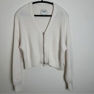 Abercrombie & Fitch Zip-Up Cardigan Sweater size small